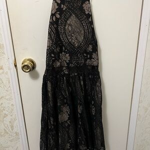 Elegant Black Lace Skirt